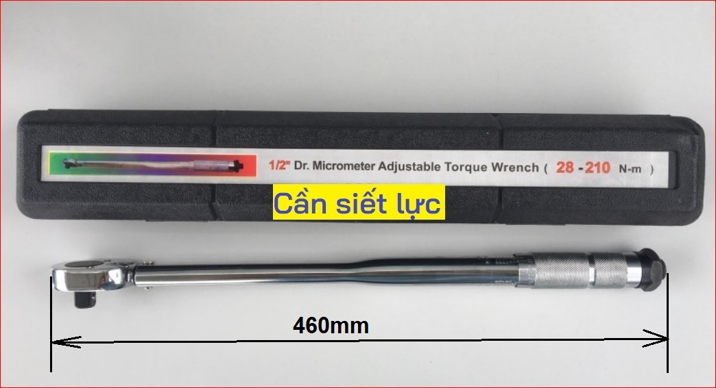 Tay tuýp cân lực xiết ốc